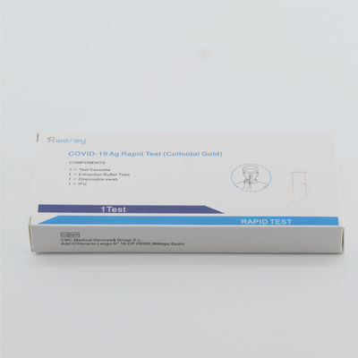 गुणवत्ता  ISO Certified 15mins Rapid Covid 19 Test Kits Antigen Saliva Test Kit High Sensitivity फैक्टरी