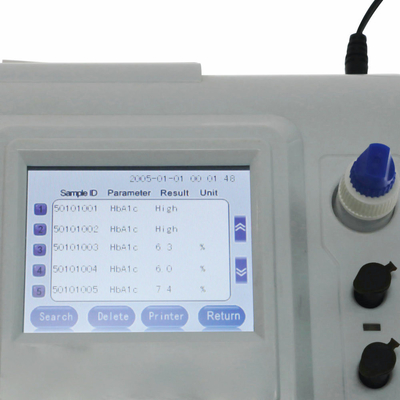 रक्त का नमूना पूरी तरह से स्वचालित Hba1c विश्लेषक ग्लाइकोहीमोग्लोबिन